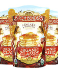 Birch Benders Organic Classic, Whole Grain, Pancake and Waffle Mix, 16 oz (Pack of 3)