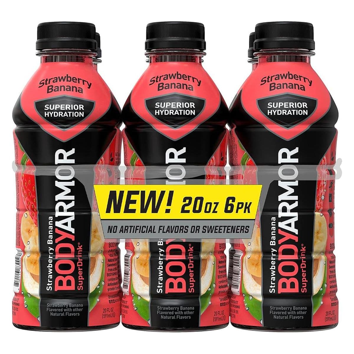 BODYARMOR Sports Drink Sports Beverage - 20 Fl Oz (Pack of 6)