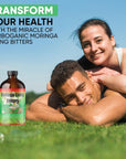 Herboganic Moringa Living Bitters for overall Health and wellness  Pack of 2 16oz