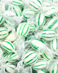 Spearmint Hard Candy Individually Wrapped 1 Pound Bag  Approx 70 Count