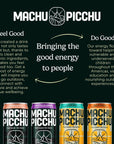 MACHU PICCHU Organic Energy Drink Sugar Free Pineapple Blueberry Flavor Pack 12 Fl oz Pack of 12 Organic Caffeine Energy Drink No Preservatives