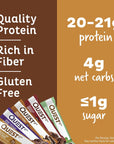 Quest Nutrition- High Protein, Low Carb, Gluten Free, Keto Friendly, Chocolate Lovers Variety Pack, 12 Count