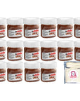 Nutella Hazelnut Spread 16 Mini Glass Jar 088 oz Set with a Sophley 3 EcoFriendly Unwrapped Wooden Taster Spoon  50Pack