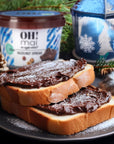 OH Mai  Sugar Free Hazelnut Chocolate Cocoa Spread Fudge and Candy Melt 705 oz Jar  Gluten Free Stevia Sweetened for Breakfast Topping Snacks Dessert Made in Spain Pack of 4