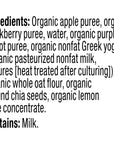 Plum Organics Mighty Morning Organic Toddler Food - Apple, Blackberry, Purple Carrot, Greek Yogurt, and Oat - 4 oz Pouch (Pack of 6) - Organic Fruit and Vegetable Toddler Food Pouch