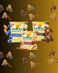 Belvita Breakfast Biscuits Variety Pack  3 Natural Flavors Snack packs 1oz Pack of 18 with Bag Clip Packed by ORBONIX