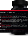 FORCE FACTOR Score! XXL, 3-Pack, Nitric Oxide Booster Supplement for Men with L-Citrulline, Black Maca, & Tribulus to Improve Athletic Performance, Increase Stamina, & Support Blood Flow, 90 Tablets