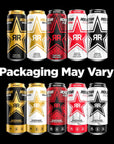 Rockstar Pure Zero Energy Drink Fruit Punch 0 Sugar with Caffeine and Taurine 16oz Cans 12 Pack Packaging May Vary