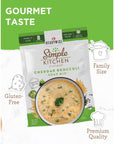 READYWISE  Simple Kitchen Soup Sampler Variety Pack 8 Servings Per Pouch Soup Mix Family Size MRE Gluten Free Options Freeze Dried Food Ready To Eat Meals Hiking  Backpacking Food Soup for Family Pack of 8