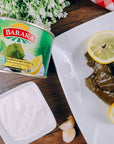 Baraka Dolmas Stuffed Grape Leaves Canned  Ready to Eat Turkish Grape Leaves Stuffed with Rice  Herbs  Vegan Vegetarian No Meat Middle Eastern Snack Food Imported from Turkey 14 oz Can