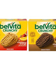 Bumpazie belVita Cranberry Orange Breakfast Biscuits 5 Packs 4 Biscuits Per Pack with belVita Chocolate Breakfast Biscuits 5 Packs 4 Biscuits Per Pack