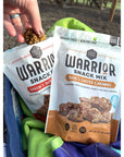 BeeFree Warrior Mix Gluten Free Granola Hagens Berry Bomb 9 Ounce and Bobs Salted Caramel 9 Ounce Bag Bundle