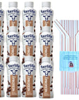 Fairlife Nutrition Plan High Protein Chocolate Shake 12 pk  a Sophley Individually Wrapped Red and White Flex Straws Set