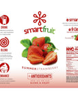 Smartfruit Summer Strawberry  Antioxidants 100 Real Fruit Purée NonGMO No Additives Vegan  48 Fl Oz  2 Pack