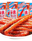 TXDYNLLK Latiao Spicy Strips 3 Packs Latiao Spicy Gluten Classic Chinese Special Snack Food Vegan £a 'bK 68g239 Ounces per Pack Pack of 3