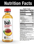 Bai Flavored Water Malawi Mango Antioxidant Infused Drinks 18 Fluid Ounce Bottle Pack of 12