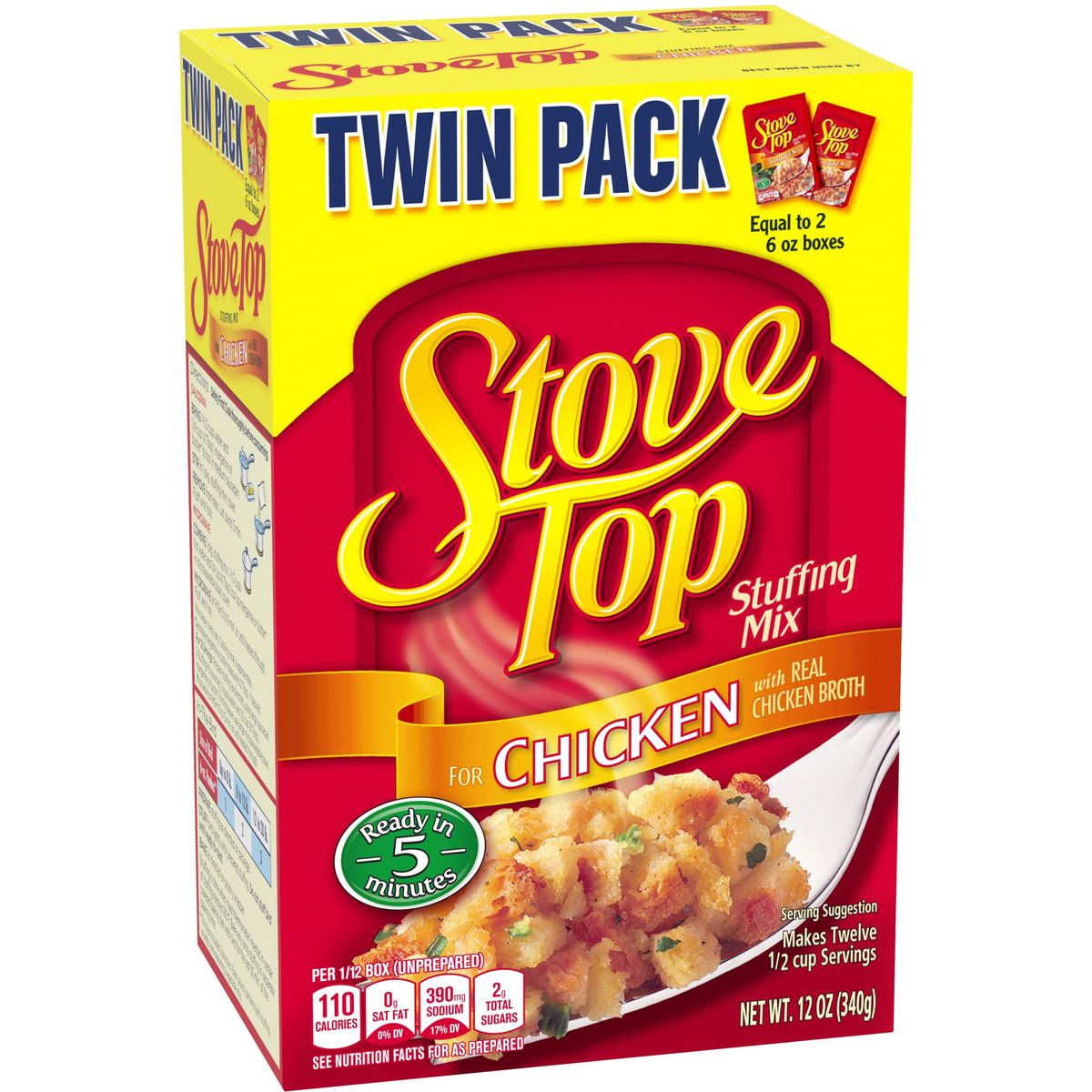 Stove Top Stuffing Mix Chicken 12 Ounce Box