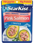 StarKist Wild Pink Salmon  Boneless Skinless  26 oz Pouch Pack of 12