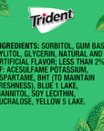 Trident Spearmint Sugar Free Gum Spearmint Gum 12 Packs of 14 Pieces 168 Total Pieces