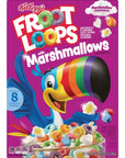 Kelloggs Froot Loops Breakfast Cereal Kids Cereal Family Breakfast Original with Marshmallows 8 Boxes