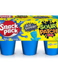 Snack Pack Sour Patch Kids Juicy Gels Blue Raspberry 325 oz 6 ct 325 oz