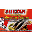 Sultan Moroccan Season Sardines in Tomato Sauce 100 AllNatural High Protein No Additives No Preservatives Paleo Carnivore Keto Friendly Zero Carb Sealed Freshness 437oz Pack of 10