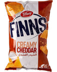 Tiffany, Finns, Crinkled Potato Chips, Creamy Cheddar - 170 grams