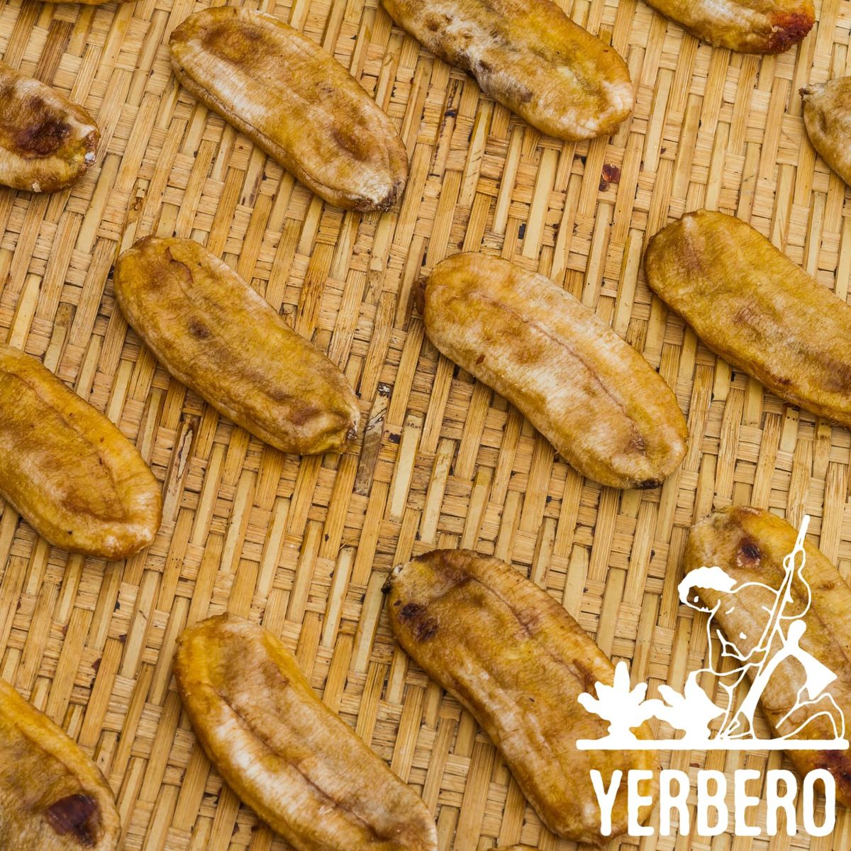 Yerbero  Sun Dried Whole Banana Strips 881oz 250gr  Platano Deshidratado Entero  Sulphurfree Gorgeously Natural No Sugar Added Soft Chewy  Sweet