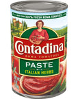 CONTADINA Tomato Paste With Italian Herbs 6 oz Can