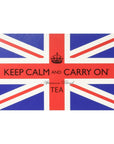 Keep Calm and Carry On Tea Carton Box Afternoon Blend Tea 40 Bags 125g 44oz