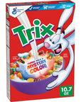 Trix Fruity Breakfast Cereal 6 Fruity Shapes Whole Grain 107 OZ