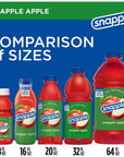 Snapple Apple Juice Drink 16 fl oz recycled plastic bottle Pack of 12