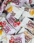 Orange and Strawberry Cream Savers Mixed 2LB Bulk Bag of Creme Savers Cream Saver Candy Creme Savers Strawberry and Cream Strawberry Creme Savers Hard Candy Creamsavers Orange Creme Savers