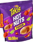 Takis Fuego Hot Nuts 1502 oz Sharing Size Resealable Bag Hot Chili Pepper  Lime Flavored Extreme Spicy DoubleCrunch Peanuts