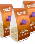 Sanniti Italian Saffron Risotto  Gluten Free  Vegan  Natural Ingredients  Add Water and Cook 758 oz Pack of 3