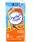 Crystal Light On The Go Packets Classic Orange With Vitamin C and Calcium 10 CT