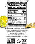 Culture Pop Soda Sparkling Probiotic  40 Calories per can Vegan NonGMO  12 Fl Oz Cans Ginger Lemon Pack of 6