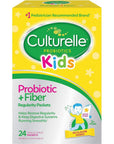 Culturelle Kids Probiotic + Fiber Packets (Ages 3+) - 24 Count - Digestive Health & Immune Support - Helps Restore Regularity (Packaging may vary)