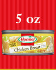 Hormel Premium No Salt Added Canned Chunk Chicken Breast in Water 5 Ounce Pack of 12