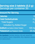 Vitassium FastChews - Chewable Electrolytes for POTS Syndrome Support - Salt Tablets with Sodium and Potassium for Quick Relief - 60 Fruit Punch Flavored Electrolyte Tablets Per Bottle