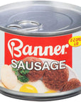 Banner Sausage Canned Sausage 105 OZ Pack of 12