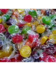 Assorted Fruit Buttons  4 Pound Bag  Bulk Assorted Candies  Individually Wrapped Candies  By Queen Jax