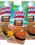 DECA EXPERTS  Coconut rice 3 Pack of 529Oz  1LB Arroz de Coco Diana coconut rice flavored rice no artificial flavors or colors colombian food