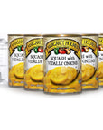 Margaret Holmes Squash with Vidalia Onions 145 oz Can Pack of 6 Bundled with a JFS Recipe Card