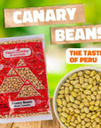 Tradiciones Andinas Canary Beans 15 oz  Frijol Canario Peruvian Product Productos de Peru Dried