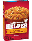 Betty Crocker Dry Meals Hamburger Helper Cheesy Ranch Burger Hamburger Helper 59 oz