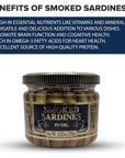 Riga Gold Smoked Sardines in Oil 250g Pack 12