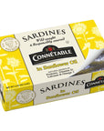 Sardines  Connetable  Sardines in Sunflower Oil  4375 Ounce  Pack of 12