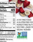 BrothersALLNatural Fruit Crisps Strawberry Banana 042 oz Pack of 24