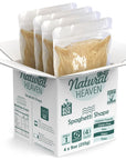 Natural Heaven Pasta, Hearts of Palm Pasta Noodles, Gluten Free, Vegan, Low Carb Pasta, Spaghetti Noodles for a Keto Snack or Healthy Food Meal, 4 Pack - 9 Oz Ea